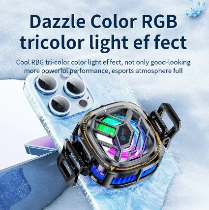 Adjustable Cool Heat Sink Gaming Cooler Magnetic Back Clip Semiconductor 2 in 1 Religion X76 iPhone IOS Android PUBG New