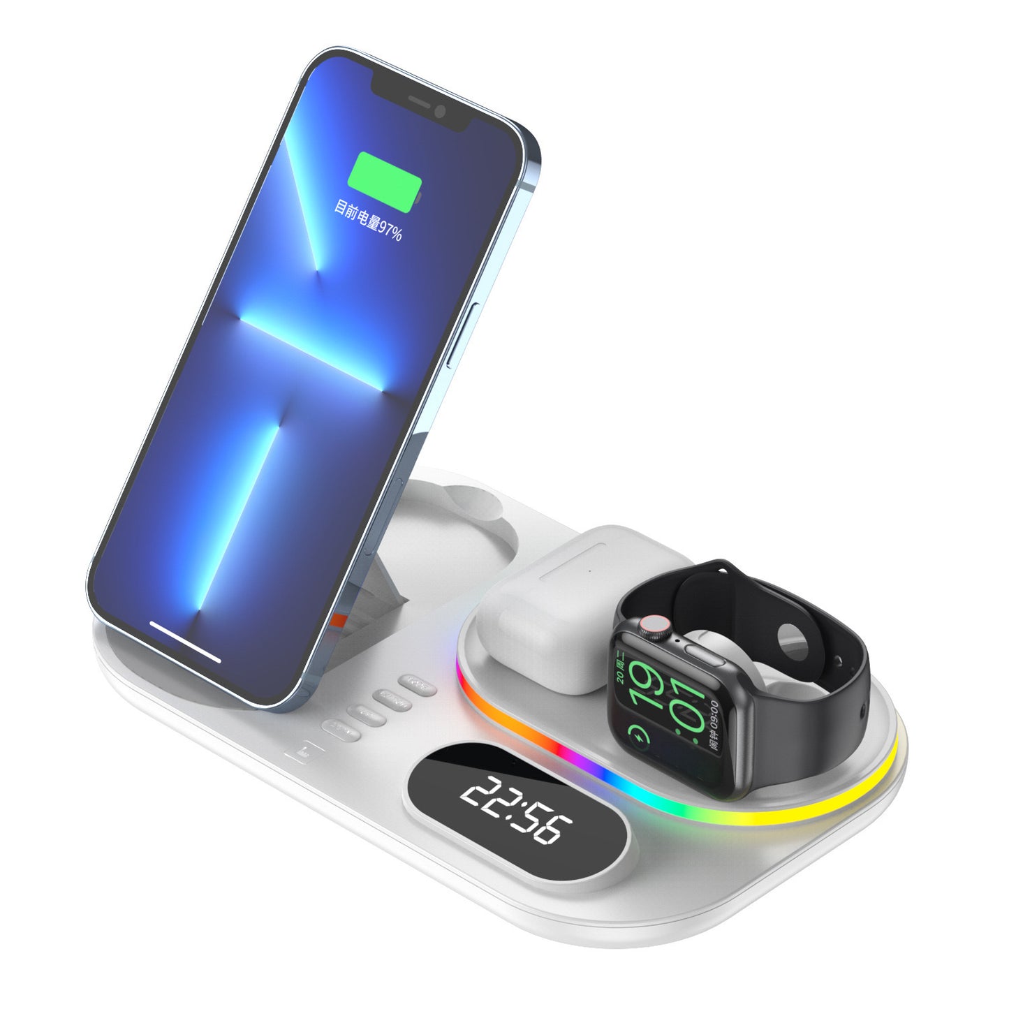 3-in-1 wireless charger magsafe for iPhone14 Multi-function magnetic wireless fast charger