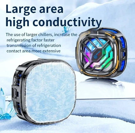 Adjustable Cool Heat Sink Gaming Cooler Magnetic Back Clip Semiconductor 2 in 1 Religion X76 iPhone IOS Android PUBG New