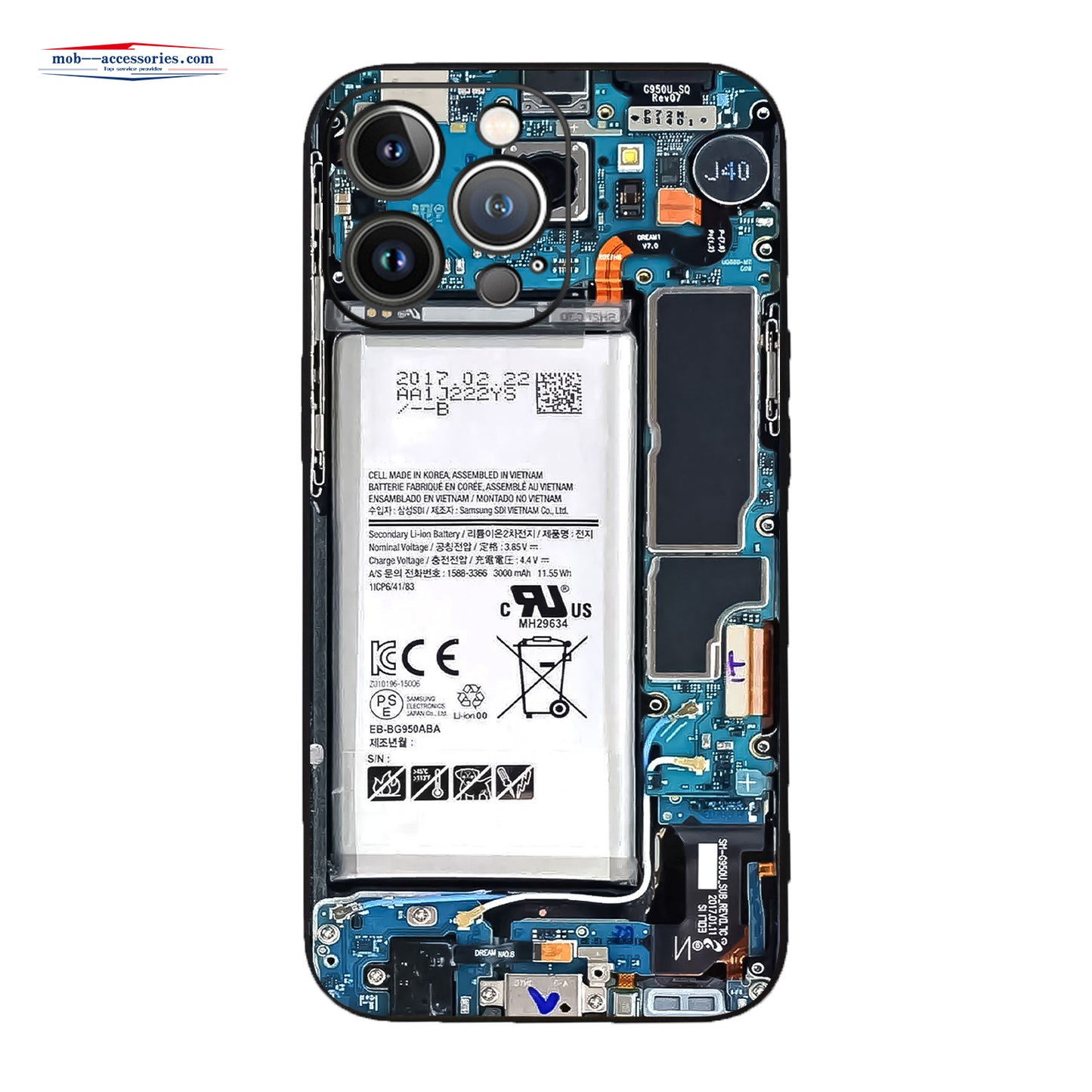 Creative circuit board texture TPU mobile phone case for iPhone 15/15 plus/15 pro/15 pro max