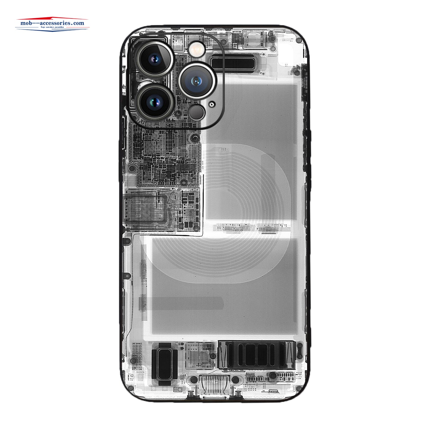 Creative circuit board texture TPU mobile phone case for iPhone 15/15 plus/15 pro/15 pro max