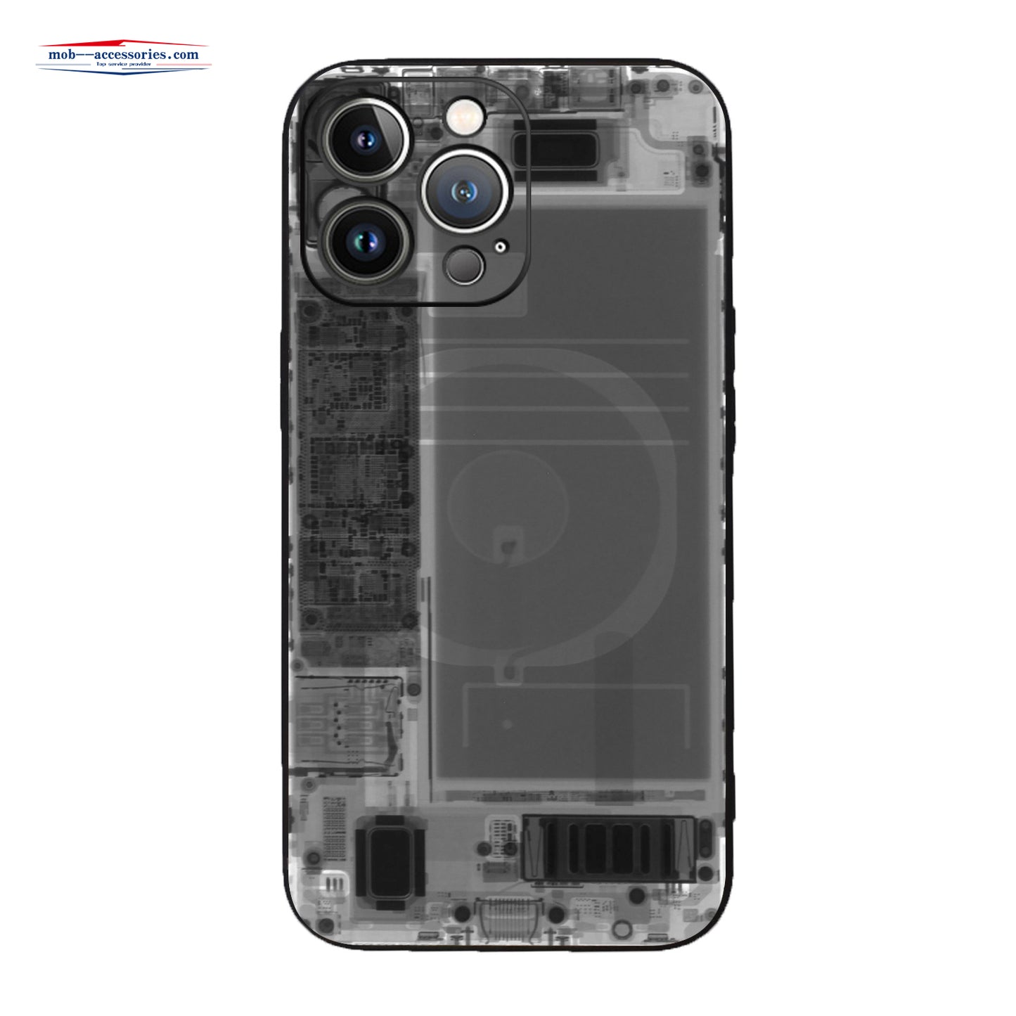 Creative circuit board texture TPU mobile phone case for iPhone 15/15 plus/15 pro/15 pro max
